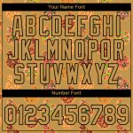 Personalized Old Gold Black 3D Pattern Design Food Pizza Performance T-Shirt Team Custom Name and Number