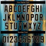 Personalized Old Gold Black 3D Pattern Design Gold Foil Authentic Basketball Jersey Team Custom Name and Number