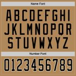 Personalized Old Gold Black-Cream Hockey Jersey Team Custom Name and Number