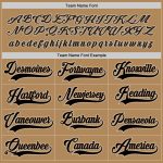 Personalized Old Gold Black-Gray Hockey Jersey Team Custom Name and Number