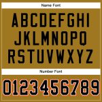 Personalized Old Gold Black-Orange Mesh Authentic Football Jersey Team Custom Name and Number