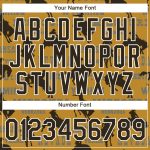 Personalized Old Gold Black-White 3D Pattern Design Cowboy Rodeo Performance T-Shirt Team Custom Name and Number