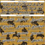 Personalized Old Gold Black-White 3D Pattern Design Cowboy Rodeo Performance T-Shirt Team Custom Name and Number