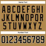 Personalized Old Gold Black-White Hockey Lace Neck Jersey Team Custom Name and Number