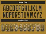 Personalized Old Gold Black-White Mesh Drift Fashion Football Jersey Team Custom Name and Number