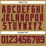 Personalized Old Gold Cardinal-Black Hockey Lace Neck Jersey Team Custom Name and Number