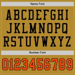 Personalized Old Gold Orange-Black Mesh Authentic Football Jersey