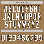 Personalized Old Gold Pinstripe White-Black Authentic Fade Fashion Baseball Jersey Team Custom Name and Number