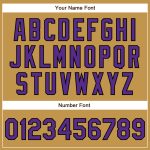 Personalized Old Gold Purple-Black Authentic Baseball Jersey Team Custom Name and Number