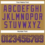 Personalized Old Gold Purple-Black Authentic Drift Fashion Baseball Jersey Team Custom Name and Number
