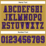 Personalized Old Gold Purple-Black Mesh Authentic Football Jersey
