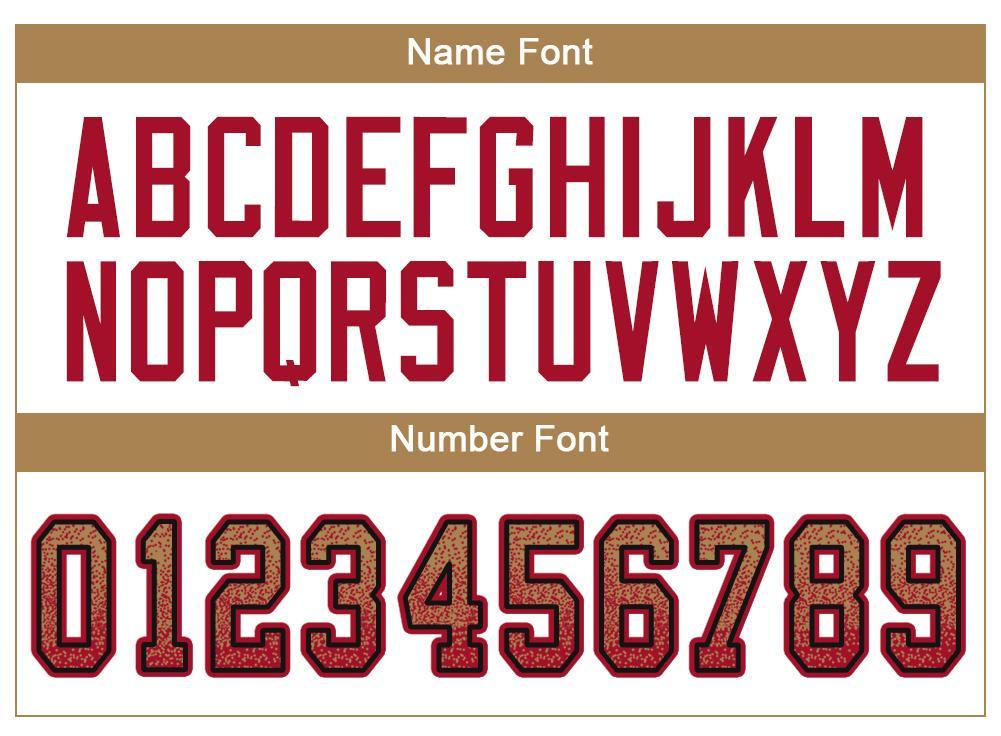 Personalized Old Gold Red-Black Mesh Drift Fashion Football Jersey Team Custom Name and Number Personalized Old Gold Red-Black Mesh Drift Fashion Football Jersey Team Custom Name and Number - Image 3