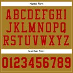 Personalized Old Gold Red Mesh Authentic Football Jersey Team Custom Name and Number