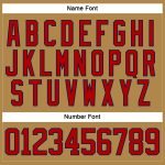 Personalized Old Gold Red-Navy Hockey Lace Neck Jersey Team Custom Name and Number