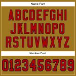 Personalized Old Gold Red-Navy Mesh Authentic Football Jersey Team Custom Name and Number