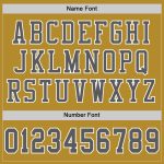 Personalized Old Gold Steel Gray-White Mesh Authentic Football Jersey Team Custom Name and Number