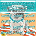 Personalized Old Gold Teal-White 3D Pattern Design Puppy Pug Authentic Baseball Jersey Team Custom Name and Number