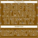 Personalized Old Gold White 3D Pattern Design Tiger Performance T-Shirt Team Custom Name and Number