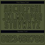 Personalized Olive Black 3D Pattern Design Vintage Military Weapon Performance Salute To Service T-Shirt Team Custom Name and Number