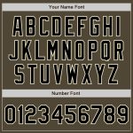 Personalized Olive Black-Cream Authentic Salute To Service Baseball Jersey Team Custom Name and Number