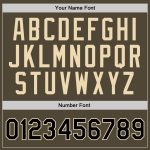 Personalized Olive Black-Cream Authentic Throwback Salute To Service Basketball Jersey Team Custom Name and Number