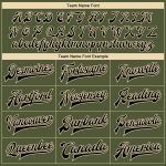 Personalized Olive Black-Cream Camo Sleeves 3D Pattern Design Bomber Full-Snap Varsity Letterman Salute To Service Jacket Team Custom Name and Number