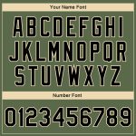 Personalized Olive Black-Cream Hawaii Palm Leaves Camo Sleeves 3D Pattern Design Bomber Full-Snap Varsity Letterman Salute To Service Jacket Team Custom Name and Number