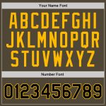 Personalized Olive Black-Gold Authentic Throwback Salute To Service Basketball Jersey
