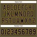 Personalized Olive Black-Gold Mesh Authentic Salute To Service Football Jersey Team Custom Name and Number