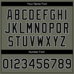 Personalized Olive Black-Gray Animal Camo Sleeves 3D Pattern Design Bomber Full-Snap Varsity Letterman Salute To Service Jacket Team Custom Name and Number