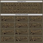 Personalized Olive Black-Old Gold Bomber Full-Snap Varsity Letterman Salute To Service Jacket Team Custom Name and Number