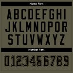 Personalized Olive Black-Old Gold Mesh Salute To Service Football Jersey Team Custom Name and Number