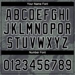 Personalized Olive Black-White 3D Pattern Design Authentic Salute To Service Baseball Jersey Team Custom Name and Number
