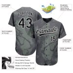 Personalized Olive Black-White 3D Pattern Design Authentic Salute To Service Baseball Jersey Team Custom Name and Number