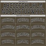Personalized Olive Black-White Authentic Salute To Service Baseball Jersey Team Custom Name and Number
