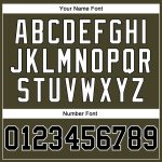 Personalized Olive Black-White Authentic Throwback Salute To Service Basketball Jersey Team Custom Name and Number
