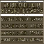 Personalized Olive Camo-Black Authentic American Flag Fashion Salute To Service Baseball Jersey Team Custom Name and Number
