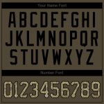 Personalized Olive Camo-Black Authentic Salute To Service Baseball Jersey Team Custom Name and Number