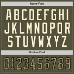 Personalized Olive Camo Black-Cream Salute To Service Hockey Jersey Team Custom Name and Number