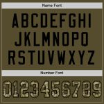 Personalized Olive Camo-Black Mesh Authentic Salute To Service Football Jersey Team Custom Name and Number