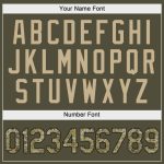 Personalized Olive Camo-Black Performance Salute To Service T-Shirt