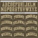 Personalized Olive Camo-City Cream Authentic American Flag Fashion Salute To Service Baseball Jersey Team Custom Name and Number