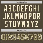 Personalized Olive Camo-Cream Authentic Salute To Service Baseball Jersey Team Custom Name and Number