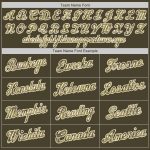 Personalized Olive Camo-Cream Authentic Throwback Rib-Knit Salute To Service Baseball Jersey Shirt Team Custom Name and Number