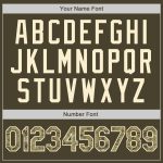 Personalized Olive Camo-Cream Authentic Throwback Rib-Knit Salute To Service Baseball Jersey Shirt Team Custom Name and Number