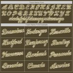 Personalized Olive Camo-Cream Round Neck Rib-Knit Salute To Service Basketball Jersey Team Custom Name and Number