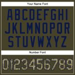 Personalized Olive Camo-Navy Performance Vapor Salute To Service Golf Polo Shirt Team Custom Name and Number