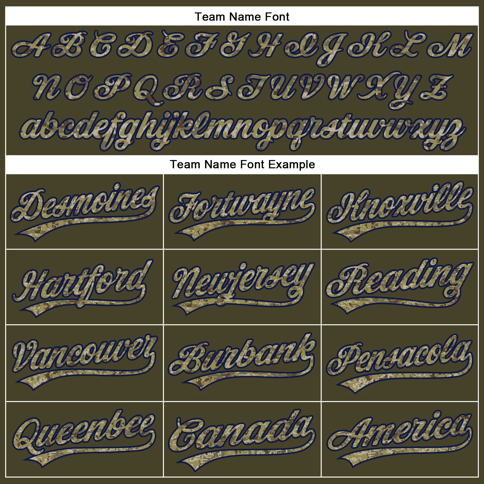 Personalized Olive Camo-Navy Performance Vapor Salute To Service Golf Polo Shirt Team Custom Name and Number Personalized Olive Camo-Navy Performance Vapor Salute To Service Golf Polo Shirt Team Custom Name and Number - Image 4