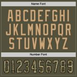 Personalized Olive Camo-Old Gold Salute To Service Hockey Jersey Team Custom Name and Number