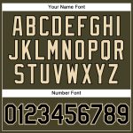 Personalized Olive City Cream Pinstripe Black Authentic Salute To Service Baseball Jersey Team Custom Name and Number